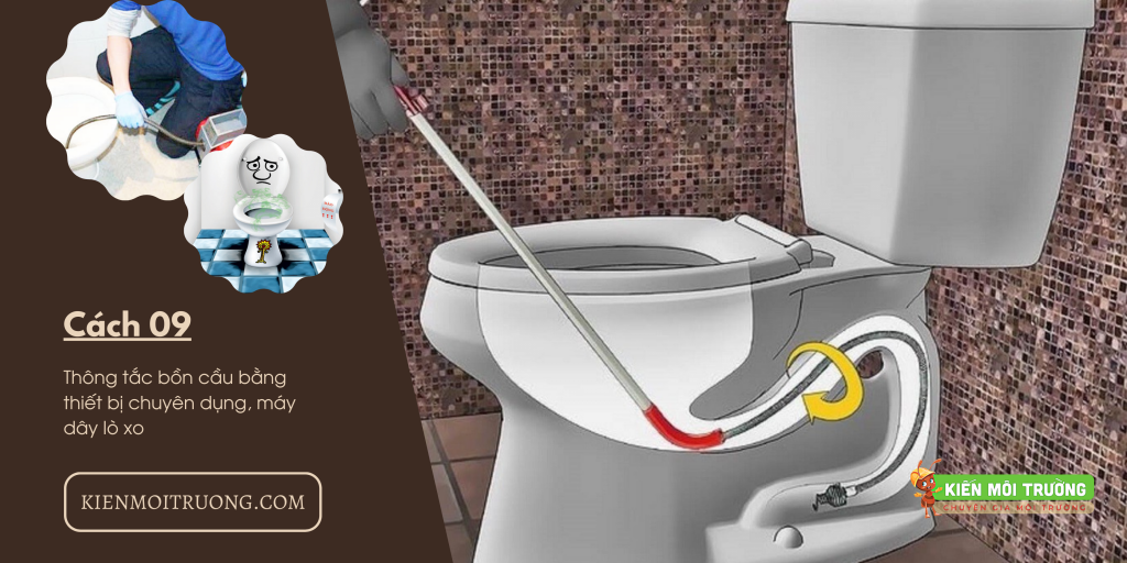 cách thông tắc bồn cầu