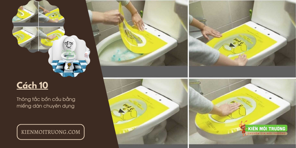 cách thông tắc bồn cầu