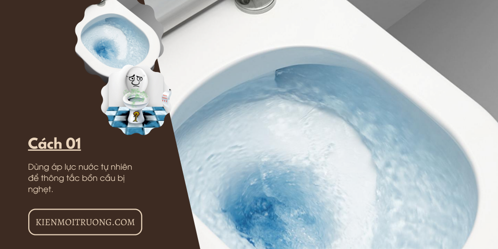 cách thông tắc bồn cầu