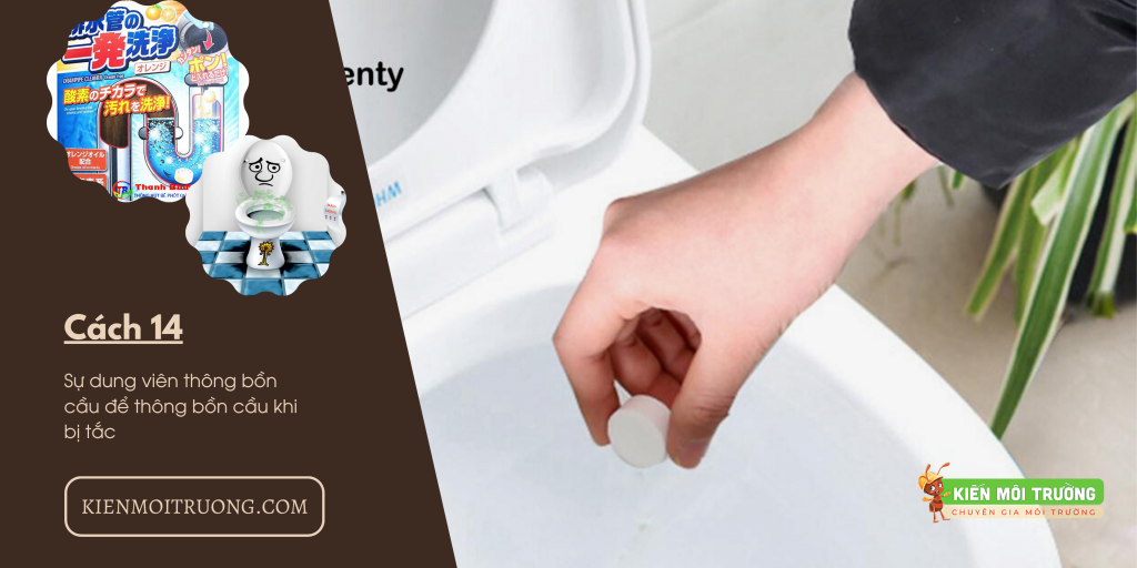 cách thông tắc bồn cầu