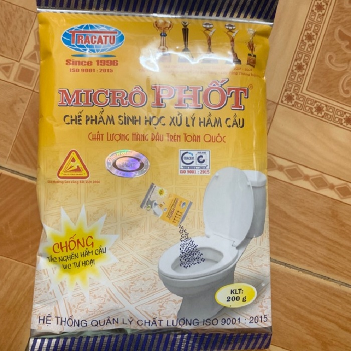 bột thông tắc bồn cầu