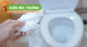 cách thông bồn cầu bị tắc giấy vệ sinh