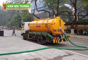 hút bể phốt tại Long Biên