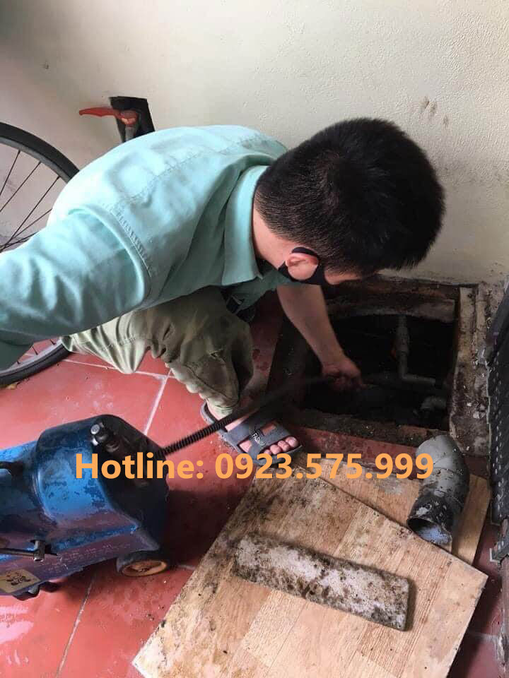 Thông tắc cống tại Thanh Oai