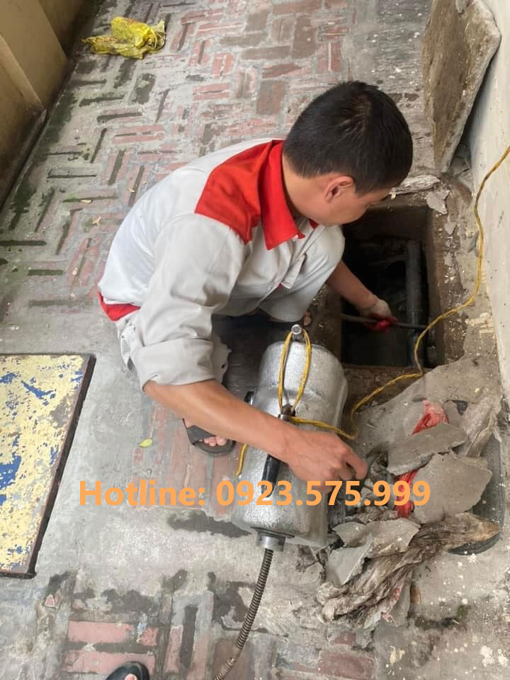 Thông tắc cống tại Thanh Oai