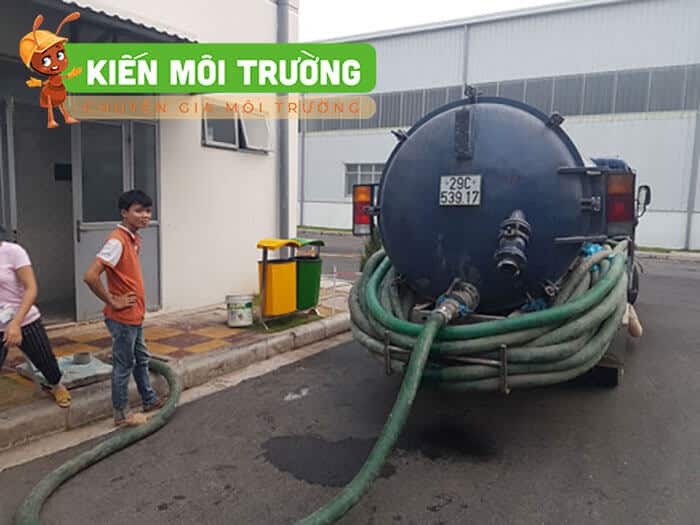 Dịch vụ hút bể phốt hiệu quả số 1 tại miền Bắc của Kiến Môi Trường cách hút bể phốt