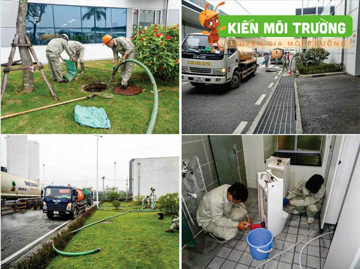 Dịch vụ khác ngoài hút bể phốt tại Mỹ Đình của Kiến Môi Trường hút bể phốt tại mỹ đình