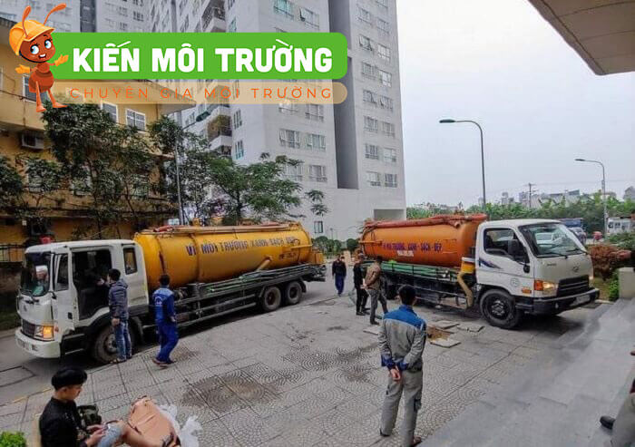 Quy trình hút bể phốt trọn gói Chùa Bộc tại Kiến Môi Trường chuyên nghiệp hút bể phốt tại Chùa Bộc