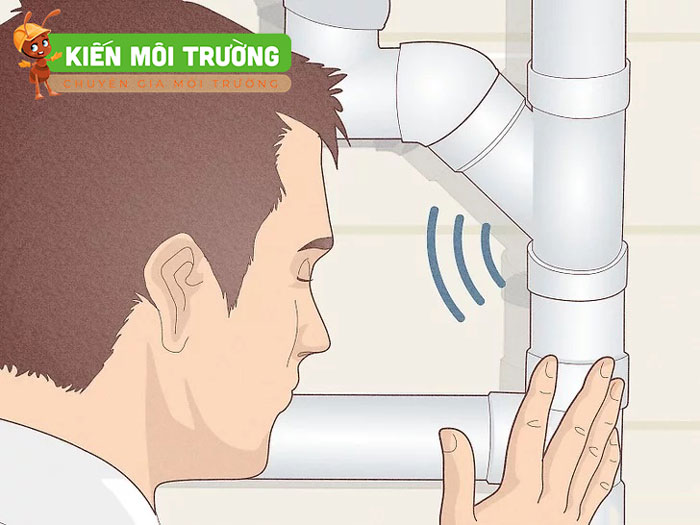 Nghe thấy tiếng nước chảy ọc ọc Dấu hiệu bể phốt bị đầy
