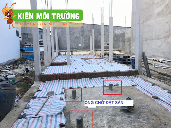 Bể phốt không nên đặt bao trùm toàn nhà trong nhà ống vị trí đặt bể phốt trong nhà ống