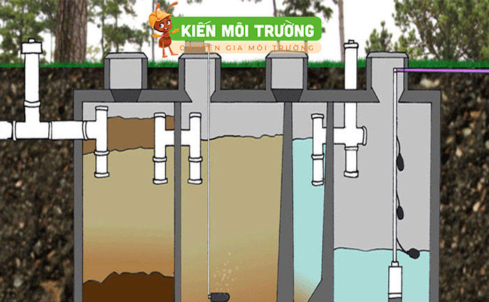 Cách lắp đặt ống thoát nước và thoát khí cách lắp ống bể phốt