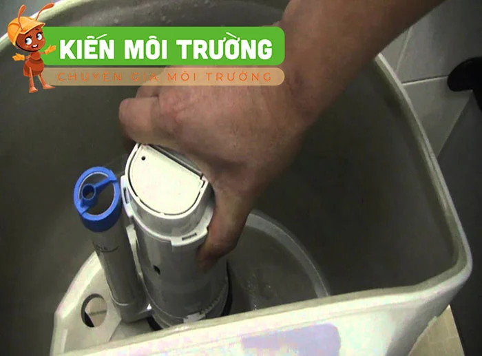 Cách lắp bộ xả nước bồn cầu bộ xả bồn cầu