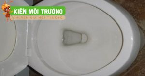 bồn cầu rút nước chậm