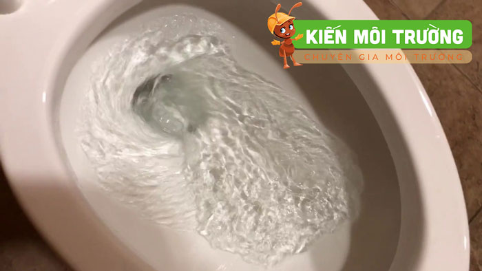 bồn cầu xả nước không xoáy