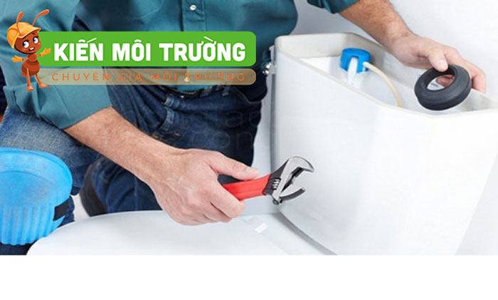 Cách sửa bồn cầu không vào nước do gioăng cao su bồn cầu không có nước