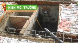 vị trí đặt bể phốt trong nhà ống