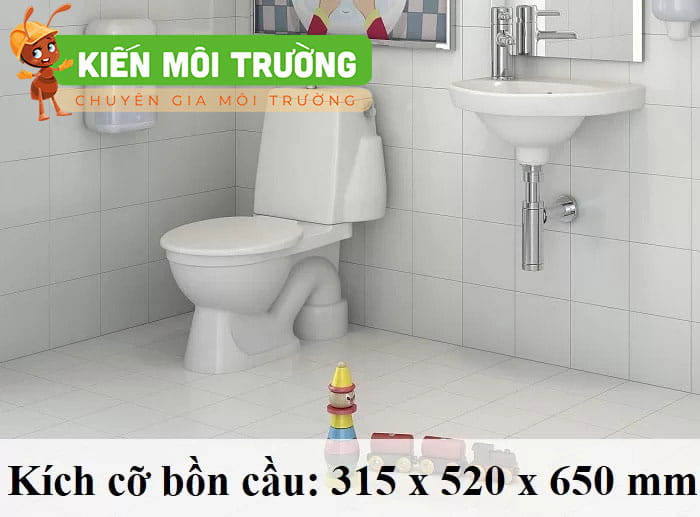 Các xác định kích thước đặt bồn cầu kích thước bồn cầu