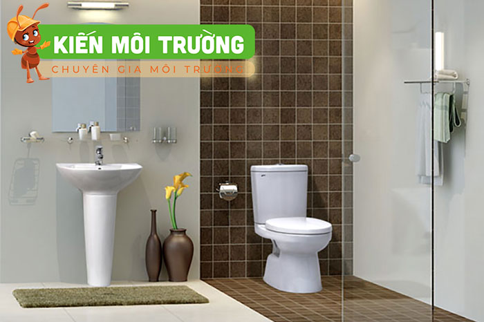 Bồn cầu 2 khối lắp đặt dễ dàng Bồn cầu 2 khối lắp đặt dễ dàng