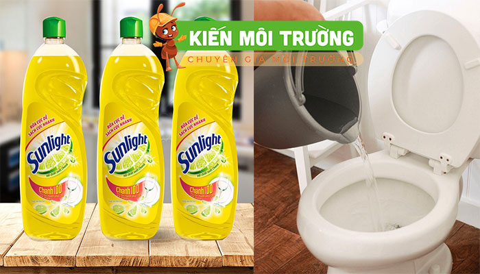 cách thông bồn cầu bằng nước nóng