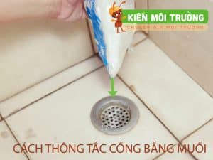 Thông Tắc Cống Bằng Muối