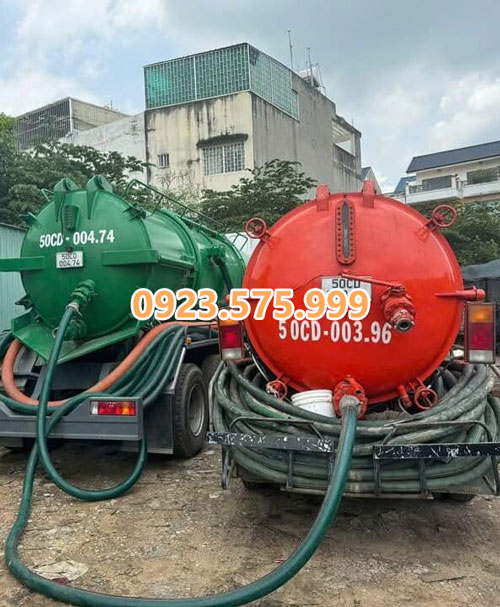 Hút bể phốt tại Bình Giang