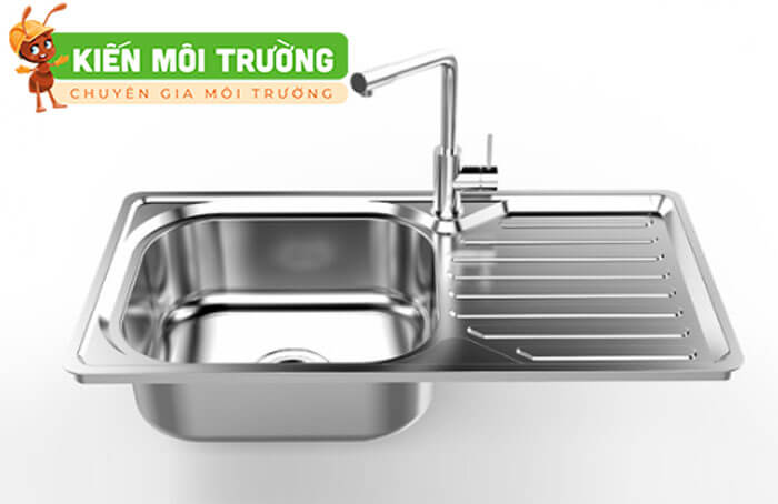 Kích thước chậu rửa bát 1 hố rửa có bàn
