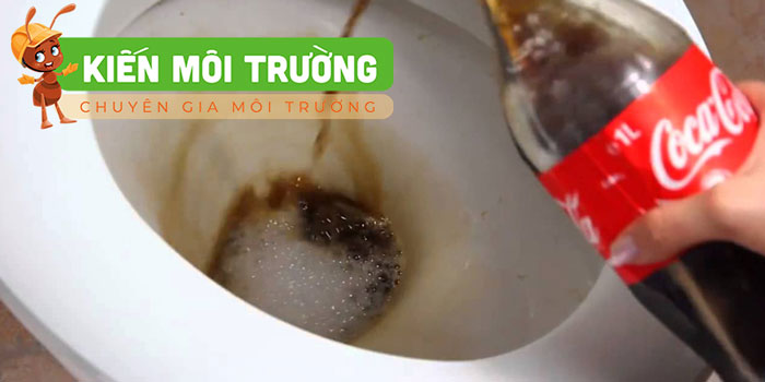 coca tẩy bồn cầu