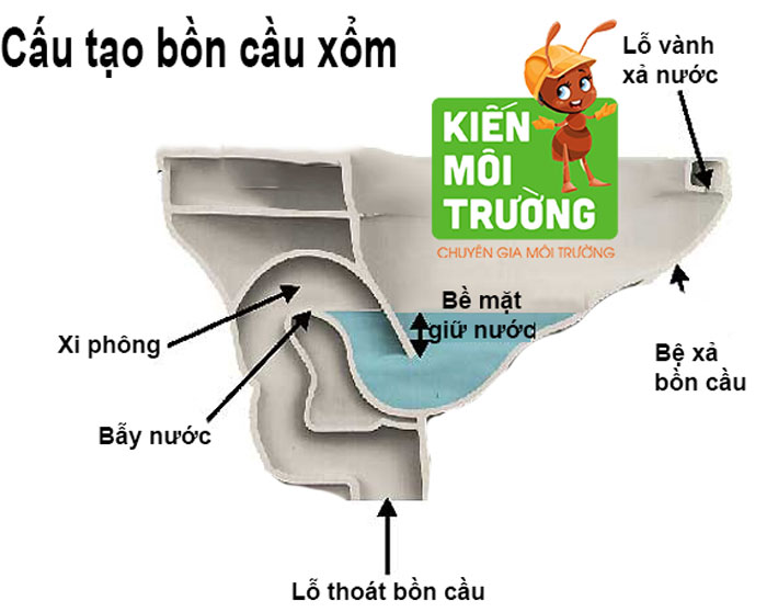 Tại sao bị tắc bồn cầu ngồi xổm, bồn cầu bệt? cách thông tắc bồn cầu ngồi xổm