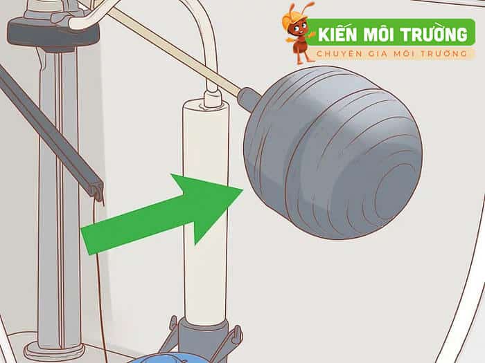 cách chỉnh phao bồn cầu