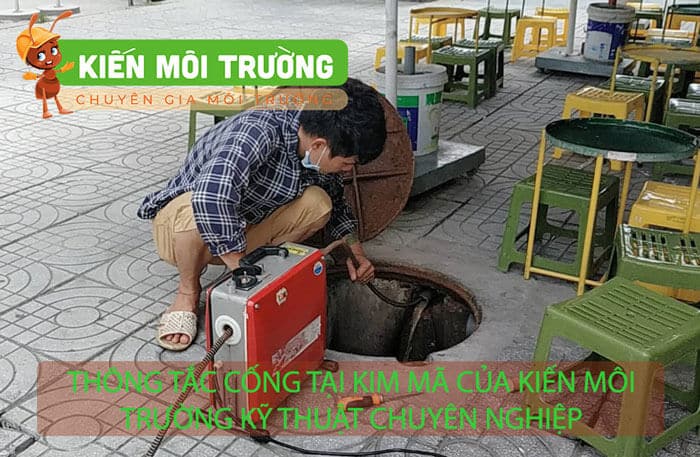 thông tắc cống tại kim mã