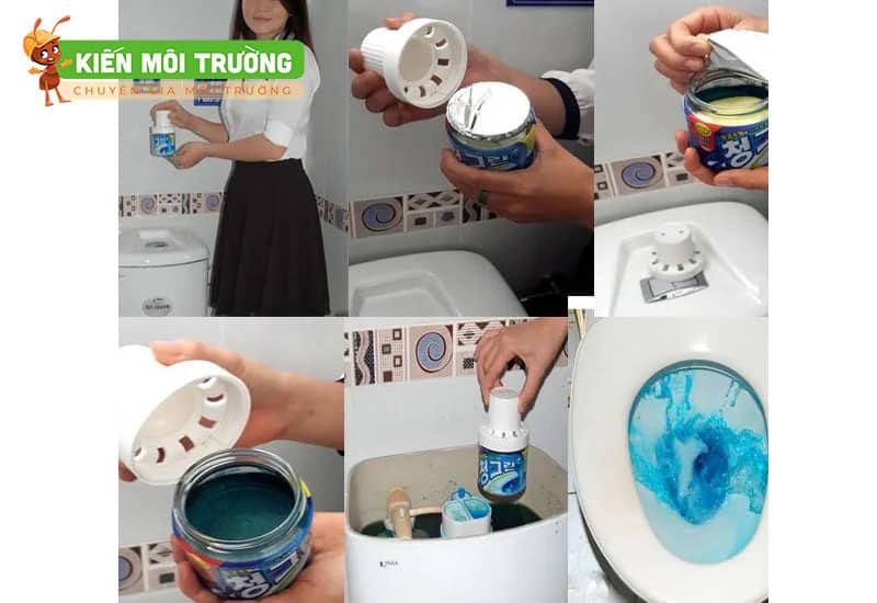 cách sử dụng lọ thả bồn cầu