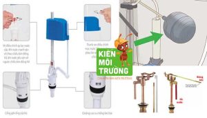 cách chỉnh phao bồn cầu