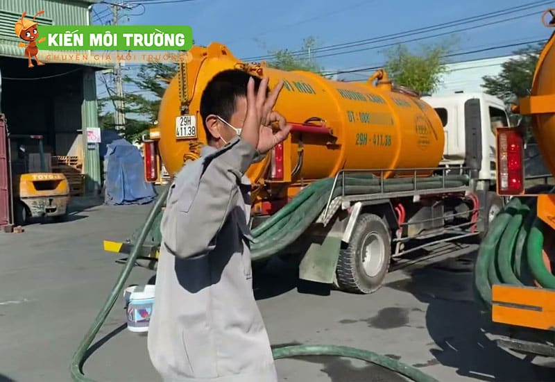 Hút bể phốt tại Cổ nhuế