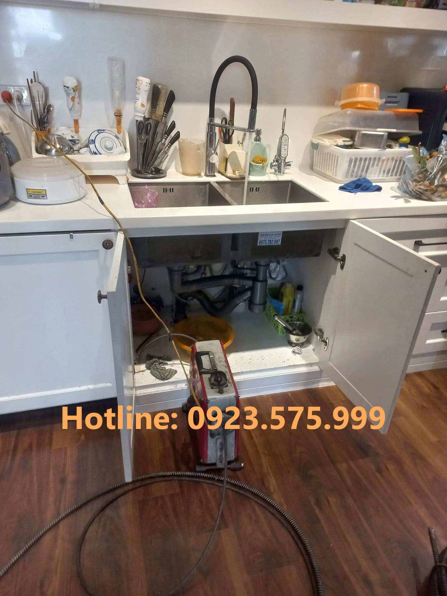 Thông tắc cống tại Ứng Hòa