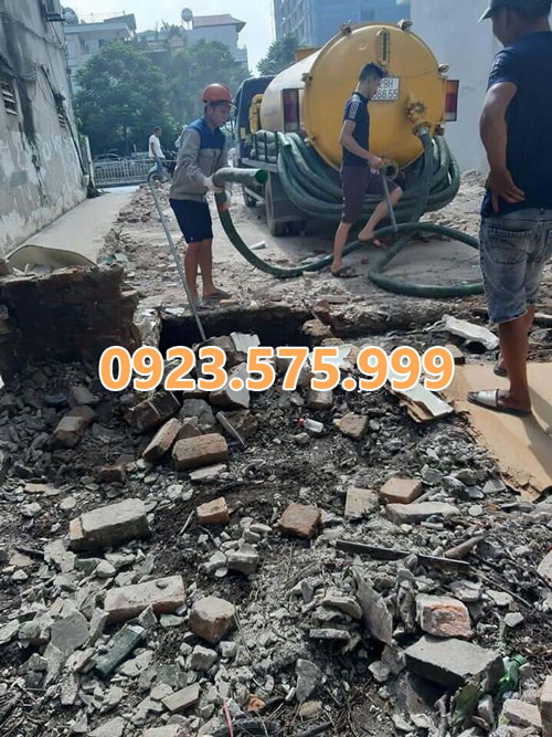 hút bể phốt tại Chương Mỹ