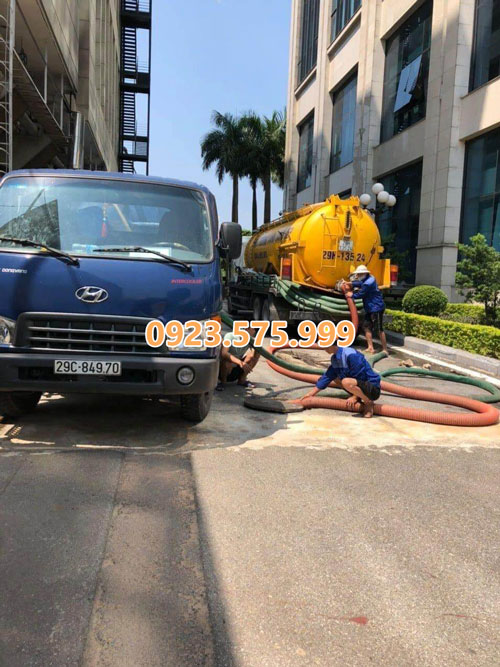 hút bể phốt tại hai bà trưng