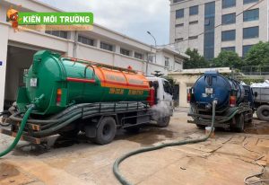 hút bể phốt tại Ba Vì