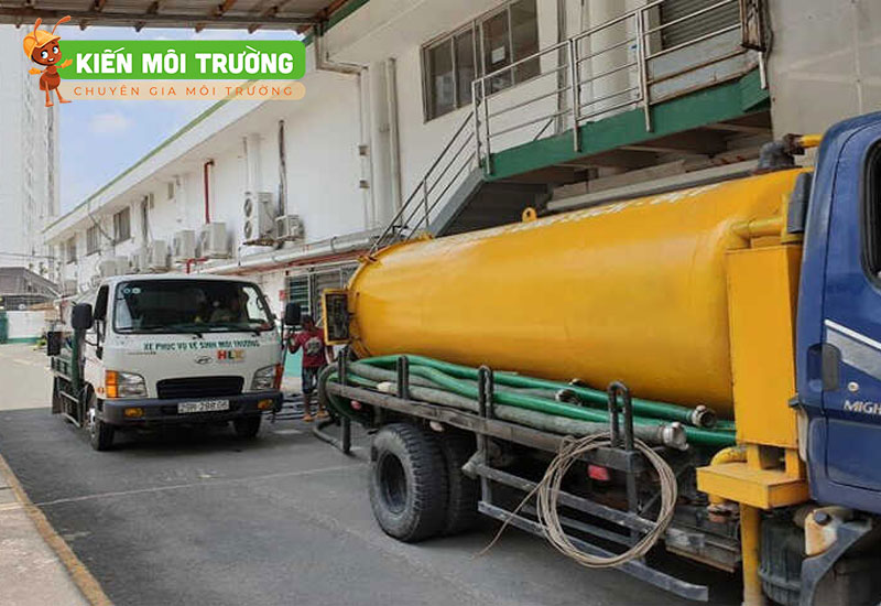 hút bể phốt tại Xuân Mai