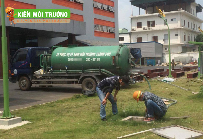 hút bể phốt tại Xuân Mai