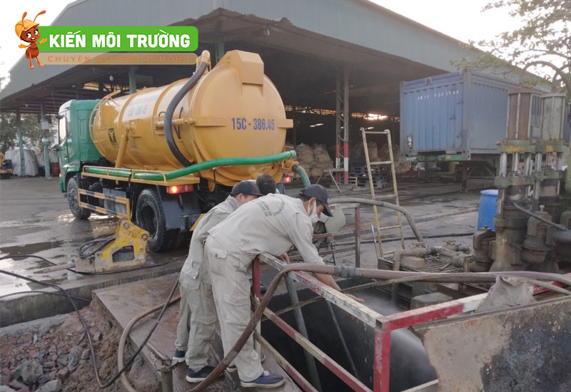 hút bể phốt tại Xuân Mai