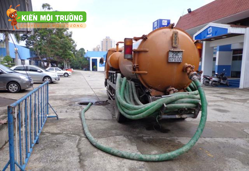 hút bể phốt tại Xuân Mai