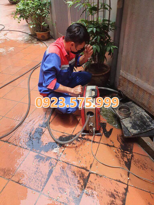 Thông tắc cống tại Mỹ Đức