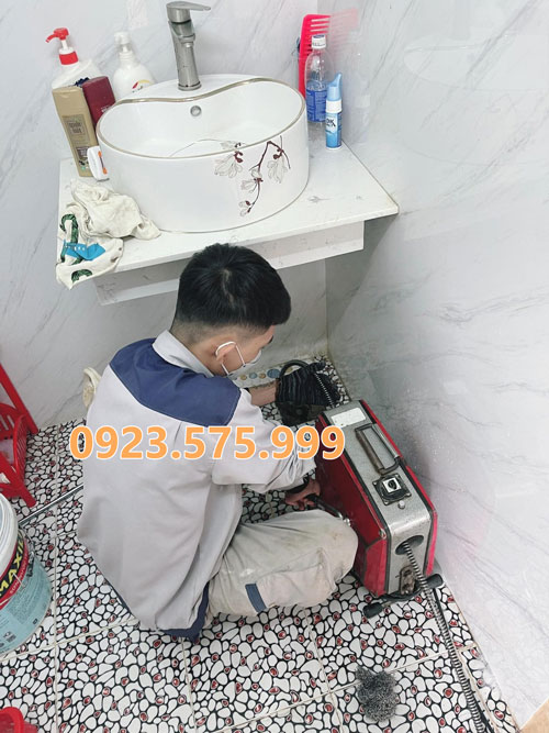 Thông tắc cống tại Mỹ Đức