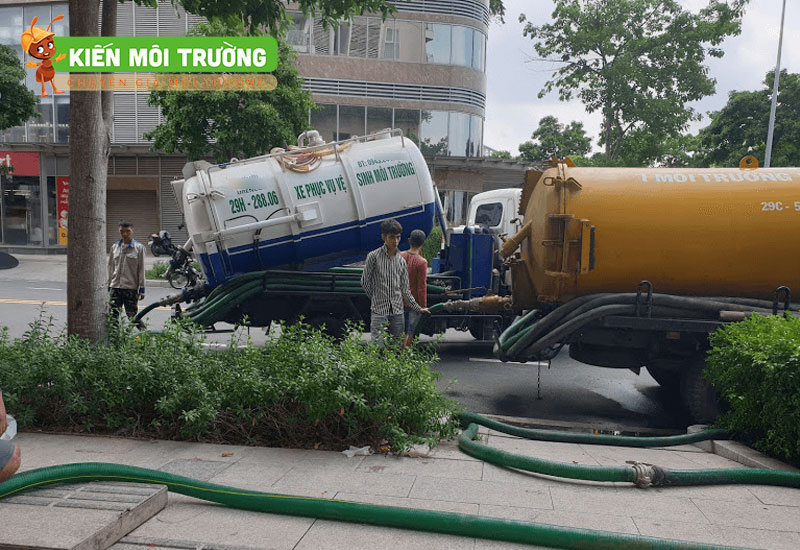 Hút bể phốt tại Như Quỳnh