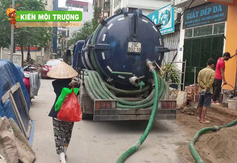 Hút bể phốt tại Vĩnh Yên