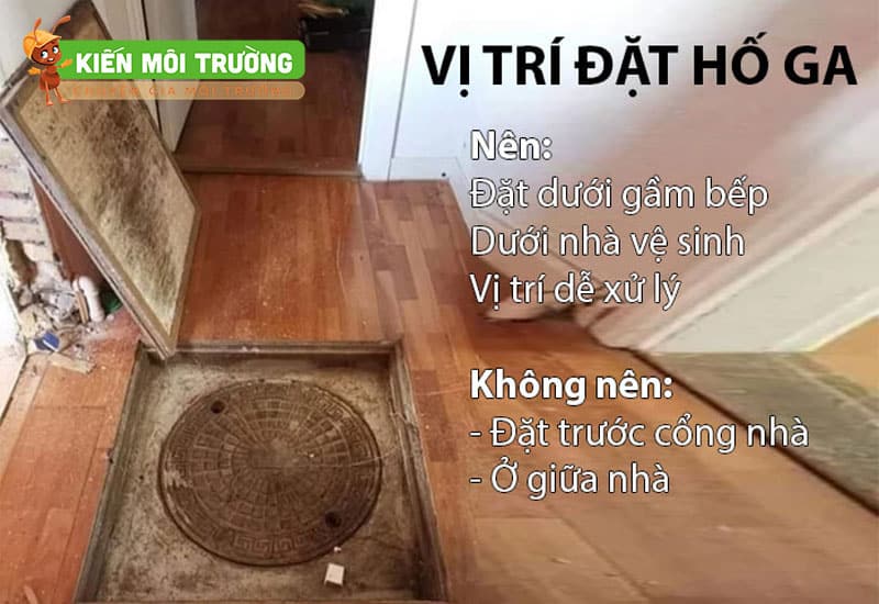 khoảng cách giữa các hố ga thoát nước thải