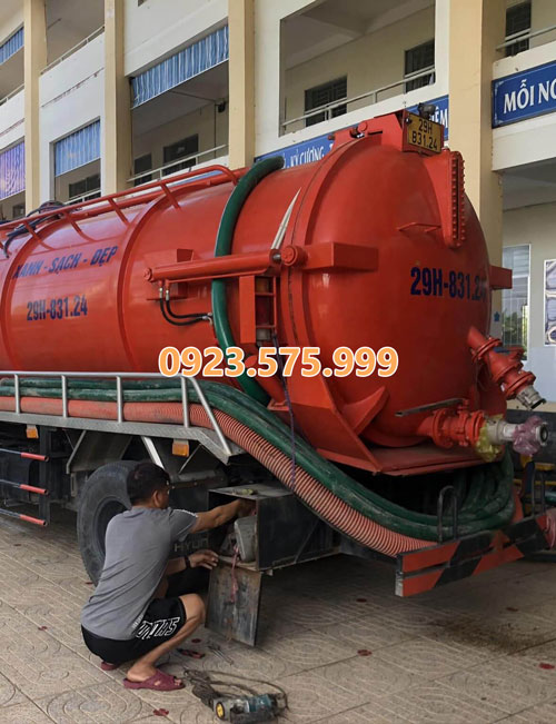 hút bể phốt tại Đan Phượng