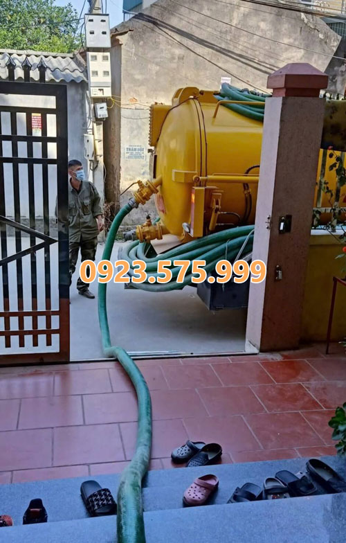 hút bể phốt tại Đan Phượng