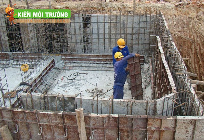 thép xây bể phốt