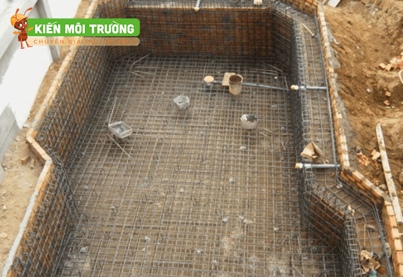 thép xây bể phốt